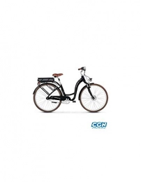 Motodak Paseo Motodak - Bicicleta eléctrica Legrand 28" para Mujer, 2 T44, Color Negro y Plateado Mate