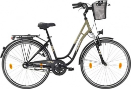 ONUX Paseo ONUX City Bike Femme Toury, 26 / 28 Pouces, 3 Vitesses, Frein à rétropédalage 71, 12 cm (28 Pouces)