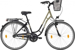 ONUX Bicicleta ONUX City Bike Mujer Toury, 26 / 28Pulgadas, 1Marcha, contrapedal 71, 12cm (28Pulgadas)