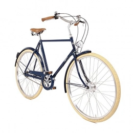 Pashley Bicicleta Pashley Briton – Señor bicicleta con ligero, con un diseño elegante – aufsteigen y losradeln – Puede Equipamiento – 5 marchas de buje., marco 24, 5, color azul oscuro, azul oscuro