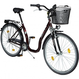 Performance Bicicleta Performance City Bike tiefeinsteiger Sylt, 26 / 28Pulgadas, 3Marchas, contrapedal 66, 04cm (26Pulgadas)