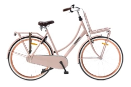 POPAL Bicicleta POPAL Daily Dutch Basic - Freno de contrapedal para mujer (57 cm), color salmón