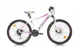 Sprint Bicicleta SPRINT APOLON, Bicicleta de montaña para Mujer, Color Blanco / Morado, M