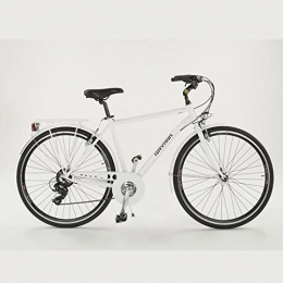 Velomarche Paseo Velomarche - Bicicleta Nirvana para hombre con cuadro de aluminio, 21 V, Hombre, Bianco, 58 cm
