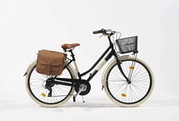 VENICE - I love Italy Bicicleta VENICE - I love Italy Bicicleta de ciudad de 28 pulgadas, 605 de aluminio, color negro