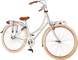 Volare Paseo Volare Bicicleta holandesa clásica para mujer, 48 cm, freno de contrapedal, color plateado