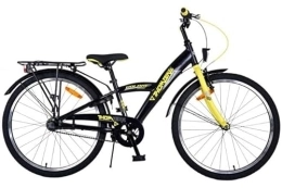 Volare Bicicleta Volare Thombike - Bicicleta infantil (24 pulgadas, 3 velocidades), color amarillo