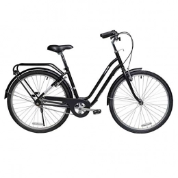 WGYHI Paseo WGYHI 26 Pulgada Negro Bicicleta, Single Speed Ligero Portátil Unisex Cómoda Bicicleta De Ciudad Jóvenes Estudiante Empleado De Oficina Marco De Acero Bici -A-M(165-180cm)