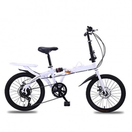 ABDOMINAL WHEEL Plegables ABDOMINAL WHEEL Bikes Bicicleta Plegable Urbana, Bicicleta Plegable-Cambio de 6 Velocidades con Piñón Libre para Exterior, Fácil de Transportar, Unisex Adulto