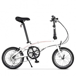 AI CHEN Bicicleta AI CHEN Bicicleta Plegable Cambio de aleacin de Aluminio Bicicleta Plegable Hombres y Mujeres Bicicleta de Ocio 16 Pulgadas