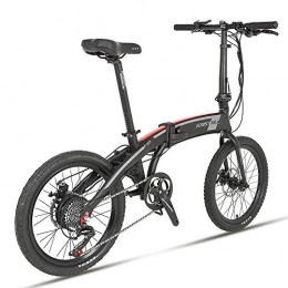 ASTOK Bicicleta ASTOK Bicicleta Elctrica Plegable, Ebike Plegable 250W con Rueda de 20 Pulgadas, Batera de Litio 36V 8Ah y Suspensin, Engranaje de 8 Velocidad