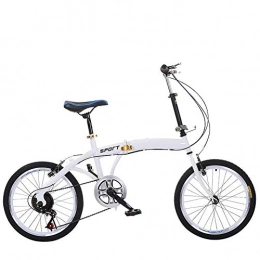 AUKLM Bicicleta AUKLM Comfort Bikes Bicicleta Plegable de 20 Pulgadas para Ejercicios aerbicos, Velocidad Variable, Bicicleta Ultraligera Adecuada para Carreteras de montaña y Carreteras de Lluvia y Nieve