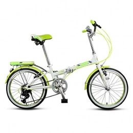 BANGL Plegables B Color de Coche Plegable con Marco de Aluminio Ligero Viajero Hombres y Mujeres Bicicleta 7 Velocidad 20 Pulgadas