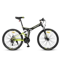 Ffshop Plegables Bicicleta amortiguadora 26 pulgadas plegable bicicletas, ligero y portátil de bicicletas bicicleta de montaña, bicicleta de la velocidad variable, bicicletas for adultos plegables bicicleta plegable