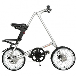 STRIDA Plegables Bicicleta – Bicicleta plegable – Bicicleta plegable de strida Evo 16 todos los colores y extras, color Sand Silver, tamaño 16, tamaño de rueda 16.00 inches