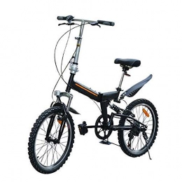 HUOFEIKE Plegables Bicicleta Compacta De Amortiguación Plegable Para Hombres Mujeres, Bicicleta De Velocidad Portátil Bicicleta De Montaña Para Niños Adultos, Bicicleta Ligera De Ciudad Bicicleta De Aleación De Aluminio