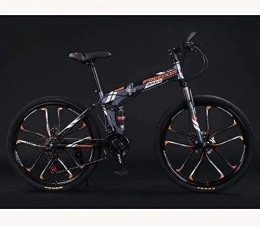 Clothes Bicicleta Bicicleta de carretera de la ciudad de cercanas, Montaa de adulto plegable Adolescentes for bicicleta, de aluminio de aleacin de magnesio de ruedas dobles Suspension MTB bicicletas, A, 26 pulgadas