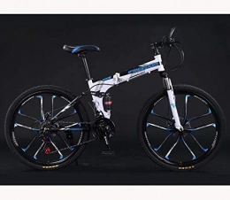 Clothes Bicicleta Bicicleta de carretera de la ciudad de cercanas, Montaa de adulto plegable Adolescentes for bicicleta, de aluminio de aleacin de magnesio de ruedas dobles Suspension MTB de bicicletas, C, 24 pulgad