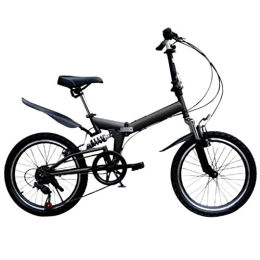 LootenKun Plegables Bicicleta De Montaña Carretera Plegable BMX Adulto Specialized Alto Carbono Velocidad Ajustable Mini Ligero Trek Bicicleta Portátil (20 Pulgadas)