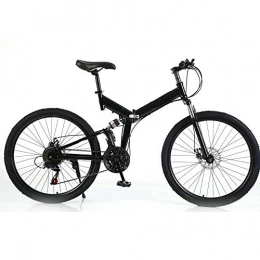 Fetcoi Plegables Bicicleta de montaña de 26 pulgadas para niño y niña, plegable, freno en V, peso de carga de 150 kg