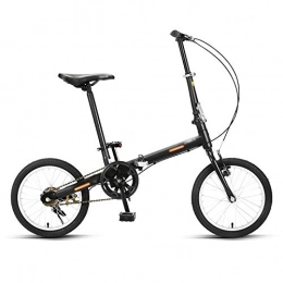 MFZJ1 Plegables Bicicleta plegable, 16 pulgadas, cmoda, porttil, compacta, ligera, plegable para hombres, mujeres, estudiantes y viajeros urbanos, bicicleta plegable para nios, nios grandes, adultos, hombres y