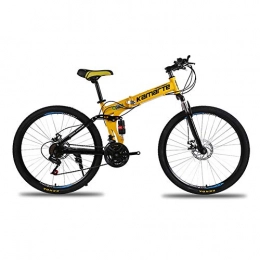 HYCR Bicicleta Bicicleta plegable 24 bicicletas de velocidad variable para adultos de 26 pulgadas, cuadro de bicicleta plegable de acero con alto contenido de carbono, bicicletas de carretera plegables adecuadas par
