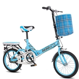 CADZ Plegables Bicicleta Plegable - Bicicleta Plegable para Unisex, Ligera, Cómoda, Portátil, Compacta, para Hombres, Mujeres, Estudiantes Y Viajeros Urbanos
