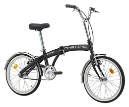 Cicli Cinzia Plegables Bicicleta plegable Car Bike de acero, 20pulgadas, color negro