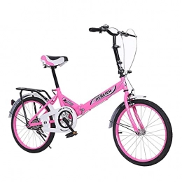 Carz Bicicleta Bicicleta Plegable De 20 Pulgadas, Bicicleta Ultraligera Portátil, Manillar Y Asiento Ajustables, Adecuado para Adolescentes Y Adultos