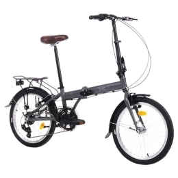 B4C Bicicleta Bicicleta Plegable de Aluminio Cambio 7 Velocidades Peso 13 kg Fácil de llevar
