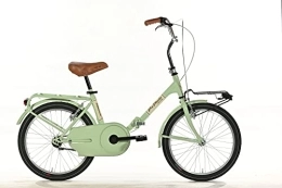 Velomarche Bicicleta Bicicleta plegable Folding veloz, de una sola pieza, color verde