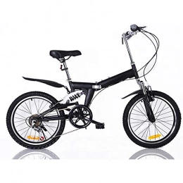 AI CHEN Bicicleta Bicicleta Plegable Marco de Acero de Alto Carbono Absorcin de Golpes Ultraligero Porttil Juventud Adulto 20 Pulgadas