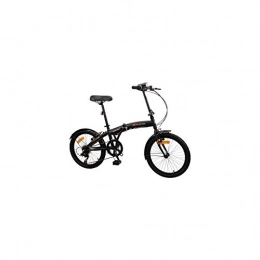 Bicicleta plegable MERCIER 20 6 velocidades indexadas - Frenos Vbrake - Negro