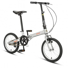 FEIFEI Bicicleta Bicicleta Plegable para Adultos, 16 pulgadas Bike Sport Adventure - Bicicleta para joven, mujer Mountain Bike, Aluminio, Unisex Adulto / B