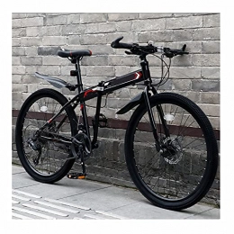 FEIFEI Bicicleta Bicicleta Plegable para Adultos, 24 26 pulgadas Bike Sport Adventure, Bicicleta de montaña prémium para niños, niñas, hombres y mujeres / B / 24inch