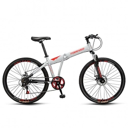 FEIFEI Plegables Bicicleta Plegable para Adultos, 24 pulgadas Bike Sport Adventure - Bicicleta para joven, mujer Mountain Bike, Aluminio, Unisex Adulto / B24inch