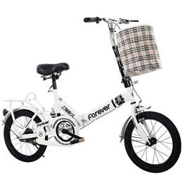 BJYX Plegables Bicicleta plegable plegable de bicicleta de 20 pulgadas, bicicleta plegable que absorbe los golpes, compatible con bicicletas de señora para hombre y mujer