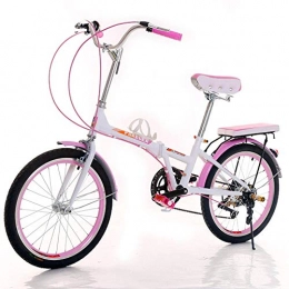 Comooc Bicicleta Bicicleta Plegable portátil para Mujer,    Cuerpo Compacto, conducción Ligera, fácil de Transportar, Baja en Carbono y respetuosa con el Medio Ambiente, Esencial para Salidas