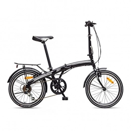 Bicicleta Plegable Zonix 20 Pulgadas Frenos en el Manillar Shimano 7 Velocidades Negro