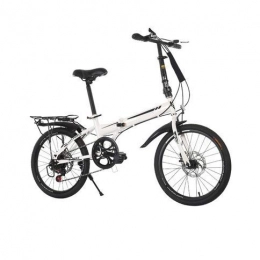 RVTYR Bicicleta Bicicletas plegables, acero de alto carbono duradero marco espes, la carga est por encima del marco 120KG, 20 '' bicicleta plegable de gran ciudad for montar a caballo y los desplazamientos, bicicle