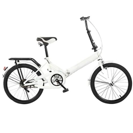 BINBAOSS Bicicleta BINBAOSS Plegable Mini Bicicleta, Ruedas de 20 Pulgadas, Asiento Ajustable de la Bicicleta de Velocidad Variable, Adecuado para Bicicletas de luz para Estudiantes Adultos