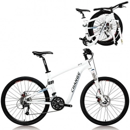 Change Bicicleta CHANGE de 26 Pulgadas de Peso Ligero de montaña de tamaño Completo Bicicleta Plegable Shimano 27 velocidades DF-609D-W
