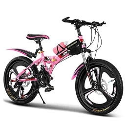 CHHD Plegables CHHD Bicicleta de montaña Plegable para niños y Adultos de 20 / 22 / 24 Pulgadas para Hombres, Mujeres, Antideslizante de 21 velocidades, Adecuada para niños y Adultos Mayores de 10 años