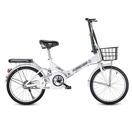 CHHD Bicicleta CHHD Bicicleta Plegable para Adultos, Ruedas de 20 Pulgadas, portaequipajes Trasero