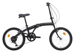 CINZIA Bicicleta CINZIA Bicicleta plegable Fold Trolley 24'' 6 V negro – gris