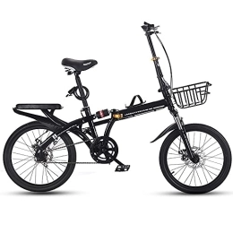 COKECO Bicicleta Plegable Bikes,20 Pulgadas Bicicleta De Cercanías Urbana Portátil Ultraligera para Adultos De 7 Velocidades con Doble Absorción De Impactos, Carga Máxima De 160 KG