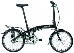 Dahon Bicicleta Dahon Curve i3Bicicleta Plegable Mixta, Color Obsidian Noir, tamao Taille 20