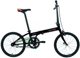 Dahon Bicicleta Dahon Jifo Bicicleta Plegable para Adulto, Shiny Black, Talla 16