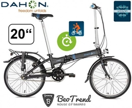 Dahon Bicicleta Dahon Vitesse D7HG shadow ND Versión Deluxe - Bicicleta plegable (7 marchas, 50, 8 cm, incluye bomba Dahon)
