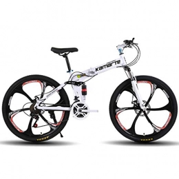 Dapang Bicicleta Dapang Bicicleta de montaña de Doble suspensin Completa, con Ruedas de 26 Pulgadas / Cuadro de Aluminio con Frenos de Disco, transmisin Shimano de 27 velocidades, 1, 21Speed